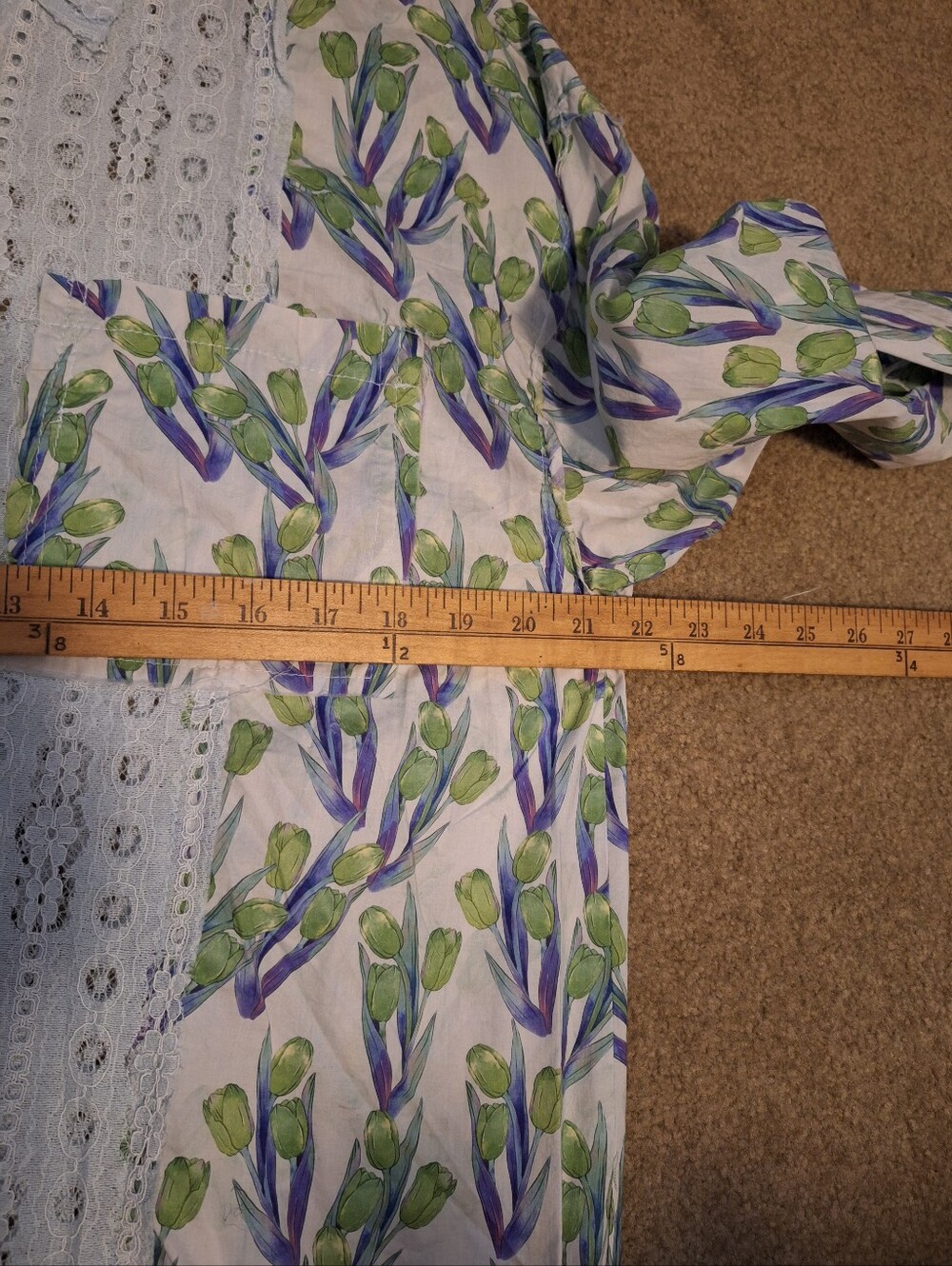 POL Floral Lace Button Down Top NWOT - Picture 6 of 6